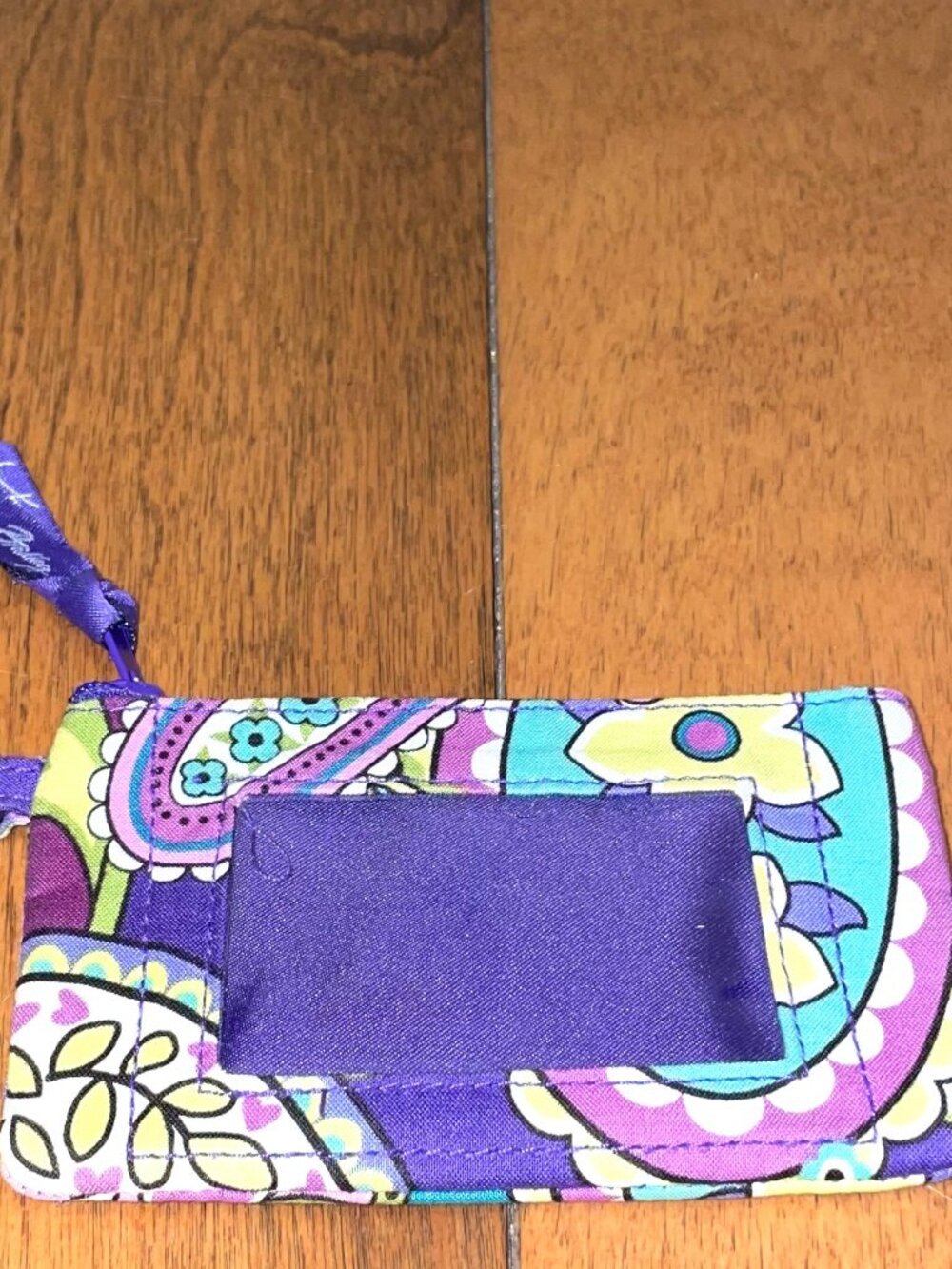 Vera Bradley Quilted Floral Coin Purse ID Holder Wallet Multicolor - Picture 2 of 4